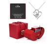 Valentine's Day Gifts Rose Flower Jewelry Box