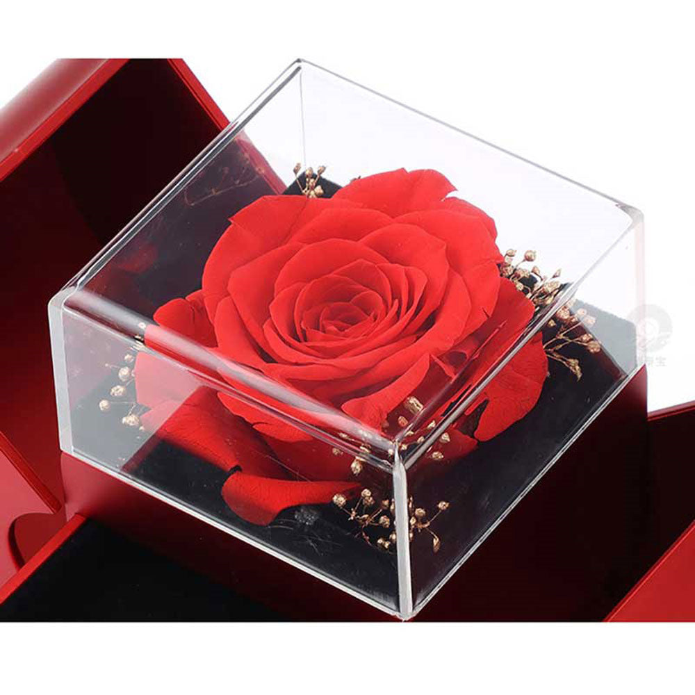 Valentine's Day Gifts Rose Flower Jewelry Box