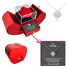 Valentine's Day Gifts Rose Flower Jewelry Box